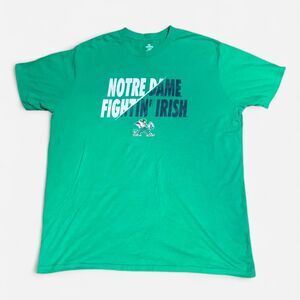 Knights green fighting Irish XXL size (width 23in, length 29in) graphic T shirt